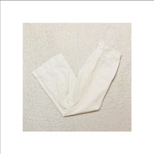 J Crew white pants 6 Long